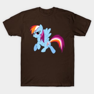 Lesbian Pride Rainbow Dash T-Shirt